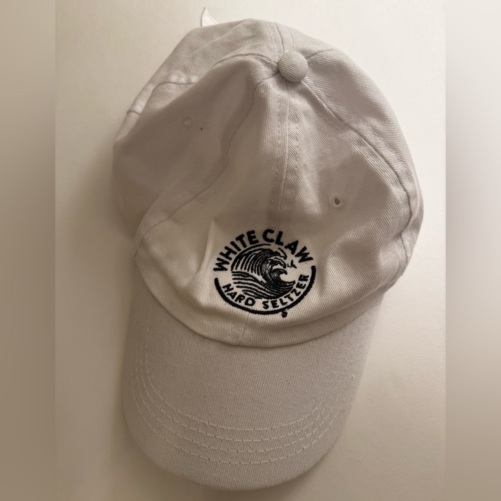 NEW White Claw hat. One size. Never worn